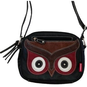 UNION BAY Owl Women’s Crossbody  Bag Leather